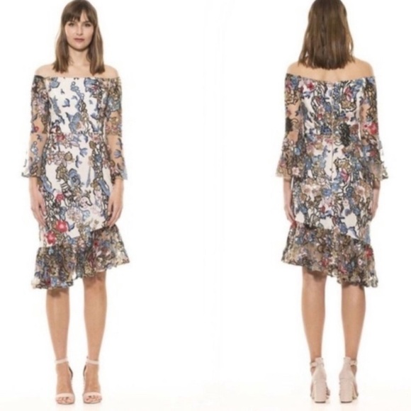 Alexia Admor off the shoulder dress - Picture 2 of 12